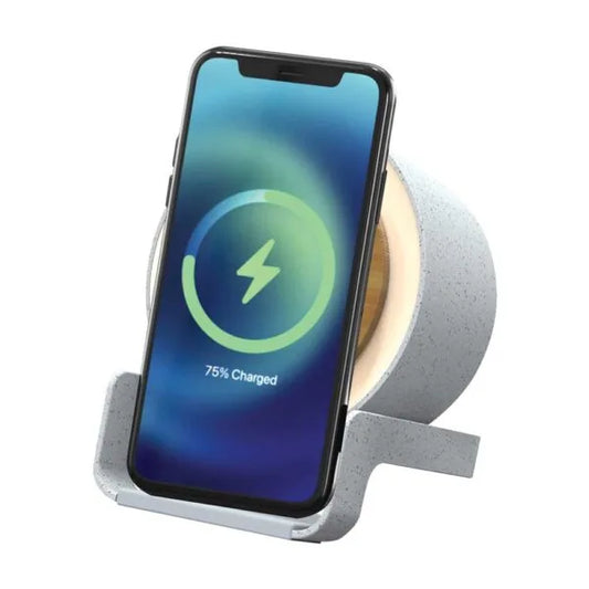 BT Speakers with 10W Wireless Charging & Night Lamp ( “Your Brand • Your Print • Your Style.” ) All printing available