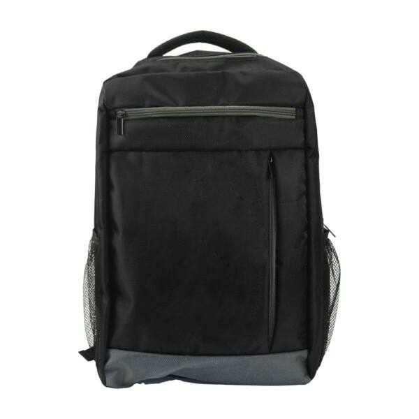 Backpacks in Black 1680D Polyester Material ( “Your Brand • Your Print • Your Style.” ) All printing available