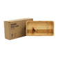 Eco-Friendly Rectangular Bamboo Desk Clock ( “Your Brand • Your Print • Your Style.” ) All printing available