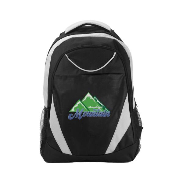 Two-toned Backpacks 600D Polyester Material ( “Your Brand • Your Print • Your Style.” ) All printing available