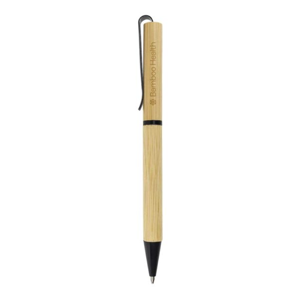 Bamboo Ball Pens, Twist Action, Blue Color Ink ( “Your Brand • Your Print • Your Style.” ) All printing available