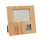 Bamboo Photo Frame with Digital Clock & Weather Station ( “Your Brand • Your Print • Your Style.” ) All printing available