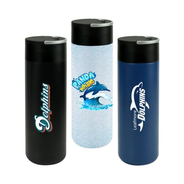 Double Wall SS Bottles, Twist-off Lid with Phone Holder 600ml ( “Your Brand • Your Print • Your Style.” ) All printing available