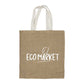 Jute Bags with White Handles, Long-lasting & Eco-friendly ( “Your Brand • Your Print • Your Style.” ) All printing available