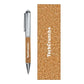 Metal Pen with Cork Barrel and Box ( “Your Brand • Your Print • Your Style.” ) All printing available
