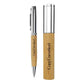 Metal and Bamboo Pens with Tube Box ( “Your Brand • Your Print • Your Style.” ) All printing available