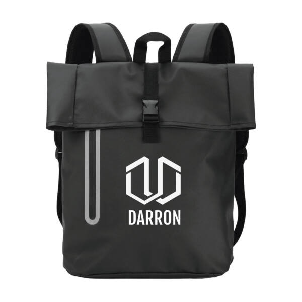 Expandable Roll-Top Backpacks, 600D Polyester Material ( “Your Brand • Your Print • Your Style.” ) All printing available