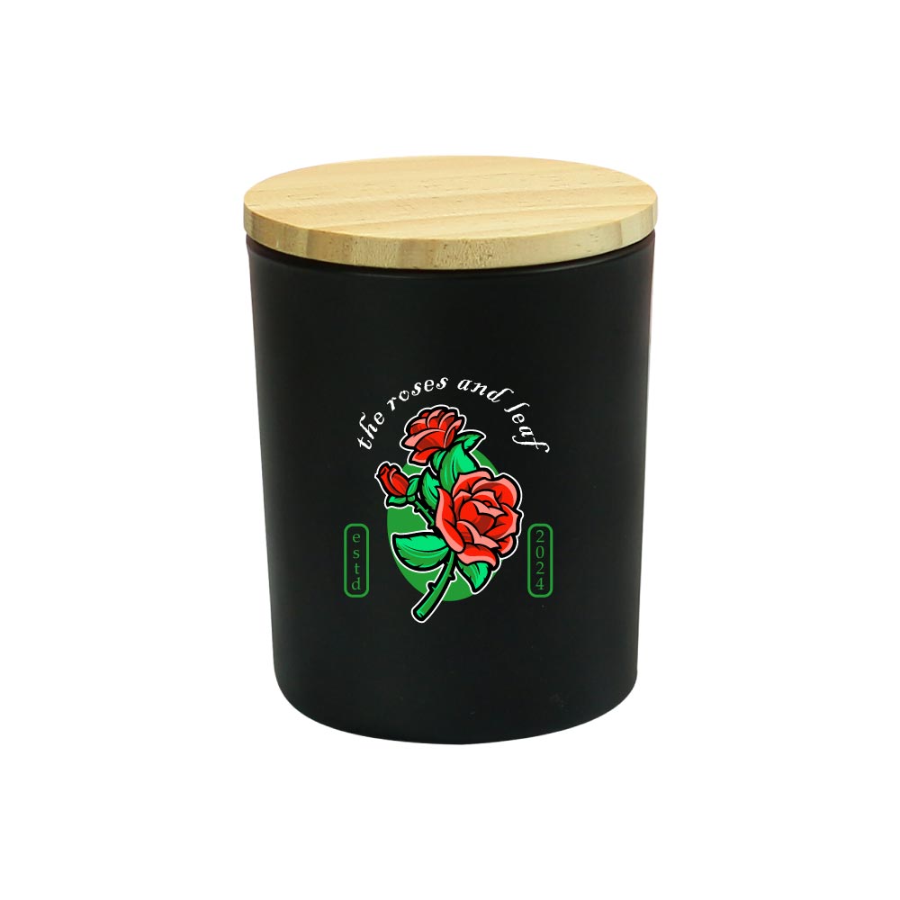 Scented Candles Arabian-Oud & Vanilla Fragrance in Glass Bottle ( “Your Brand • Your Print • Your Style.” ) All printing available