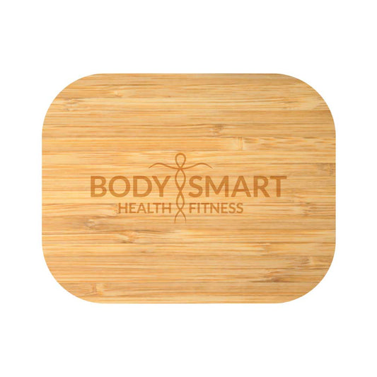 Stainless Steel Lunch Box with Bamboo Lid & Strap ( “Your Brand • Your Print • Your Style.” ) All printing available
