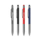 Stylus Metal Pens with Textured Grip ( “Your Brand • Your Print • Your Style.” ) All printing available
