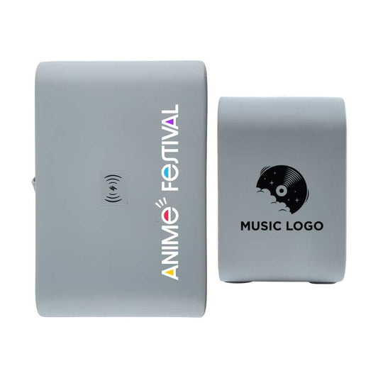 Eco-Friendly Wireless Charger with Clock 5W Output ( “Your Brand • Your Print • Your Style.” ) All printing available