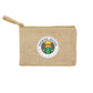 Natural Jute Zipper Pouch for Organizing Storage ( “Your Brand • Your Print • Your Style.” ) All printing available