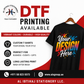 T-Shirt DTF Printing