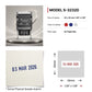 stampera Printer S-3232D | Square Self-Inking Date Stamp