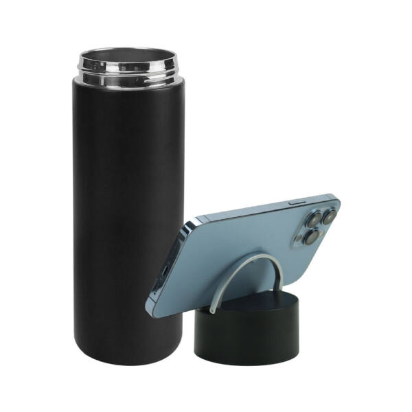 Double Wall SS Bottles, Twist-off Lid with Phone Holder 600ml ( “Your Brand • Your Print • Your Style.” ) All printing available