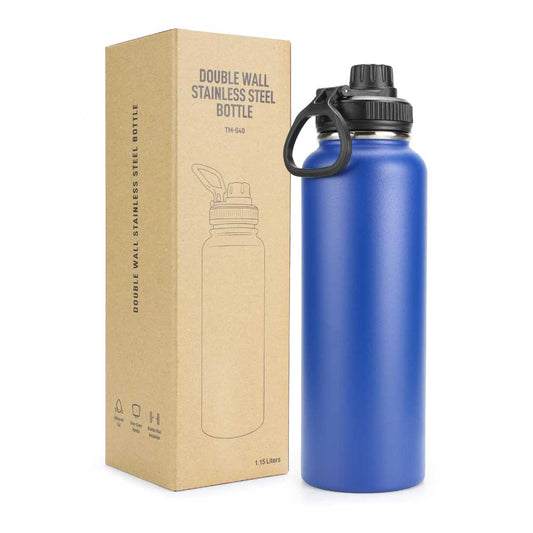 Double Wall Stainless Steel Bottles with Carry Handle ( “Your Brand • Your Print • Your Style.” ) All printing available