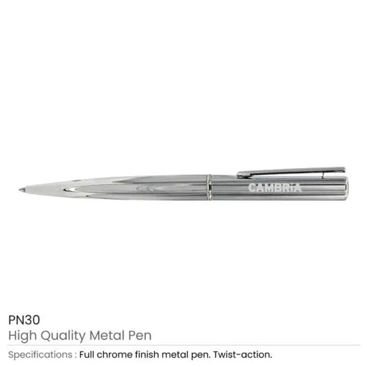 Full Chrome Metal Pens ( “Your Brand • Your Print • Your Style.” ) All printing available