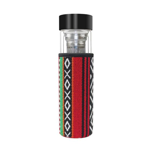 Double Wall Glass Bottles with SADU Sleeve 500ml ( “Your Brand • Your Print • Your Style.” ) All printing available