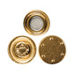 Gold Plated Round Button Magnets ( “Your Brand • Your Print • Your Style.” ) All printing available