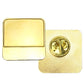 Square Metal Badges with Butterfly Clutch ( “Your Brand • Your Print • Your Style.” ) All printing available