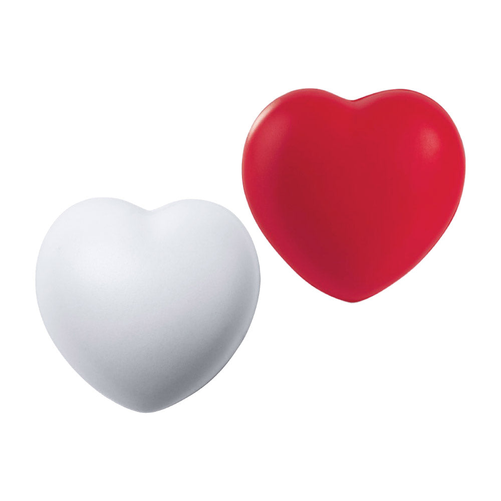 Promotional Heart Shaped Anti-Stress Balls ( “Your Brand • Your Print • Your Style.” ) All printing available
