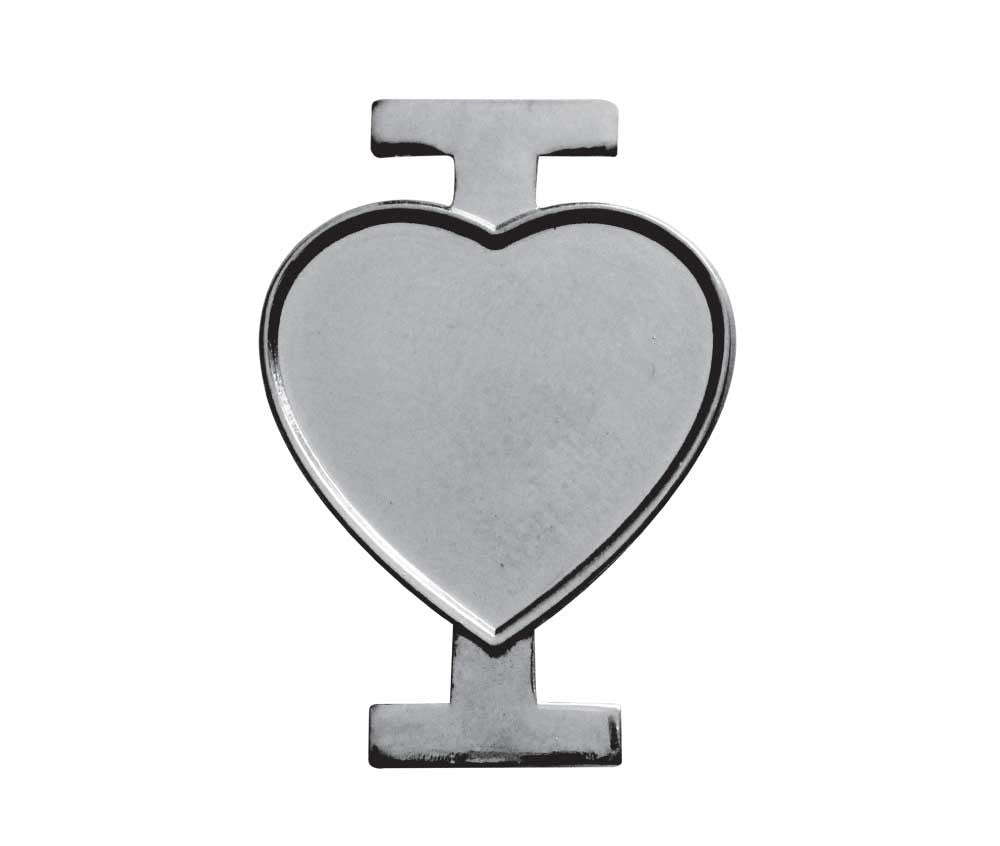 I Love Metal Badges ( “Your Brand • Your Print • Your Style.” ) All printing available