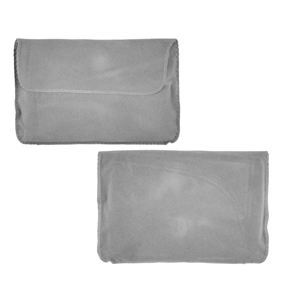 Inflatable Neck Pillow with Pouch – Grey ( “Your Brand • Your Print • Your Style.” ) All printing available
