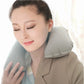 Inflatable Neck Pillow with Pouch – Grey ( “Your Brand • Your Print • Your Style.” ) All printing available