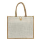 Jute Shopping Bags with Button  ( “Your Brand • Your Print • Your Style.” ) All printing available