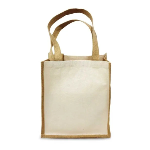 Jute and Cotton Bags Two Side Print ( “Your Brand • Your Print • Your Style.” ) All printing available
