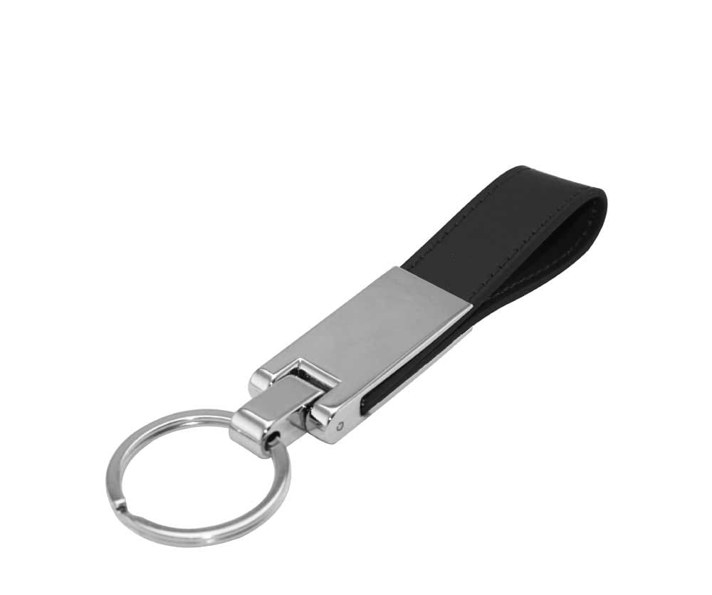 Metal Key Chains with Leather Strap ( “Your Brand • Your Print • Your Style.” ) All printing available