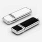 Leather with Chrome Finish USB ( “Your Brand • Your Print • Your Style.” ) All printing available