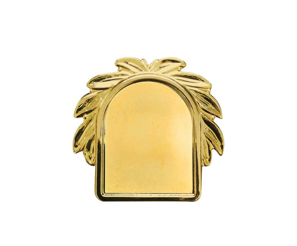 Metal Logo Badges ( “Your Brand • Your Print • Your Style.” ) All printing available