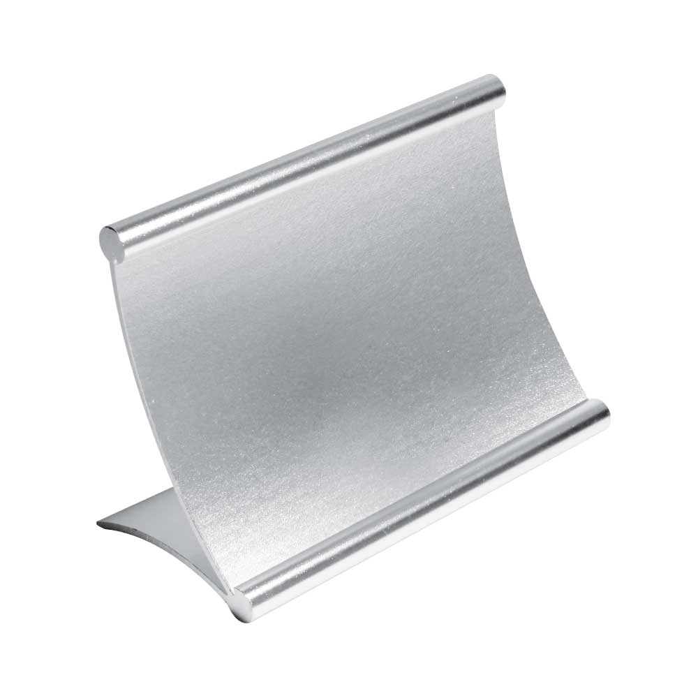Metal Desk Sign Holders ( “Your Brand • Your Print • Your Style.” ) All printing available