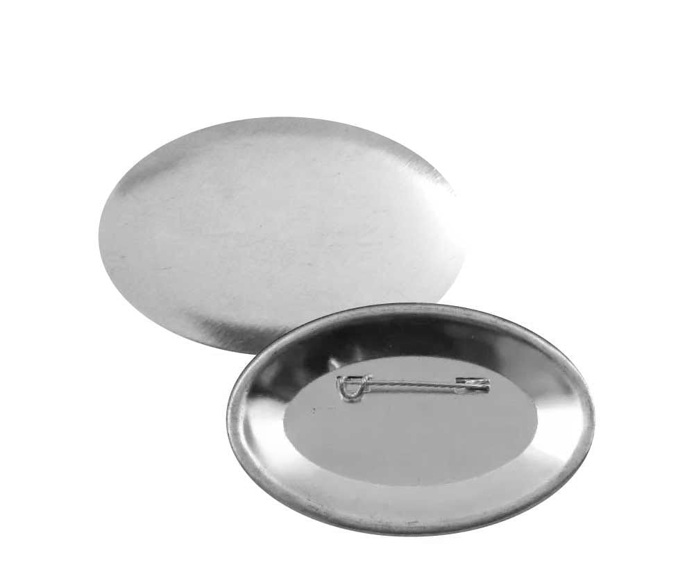 Oval Button Badges ( “Your Brand • Your Print • Your Style.” ) All printing available