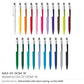 Dot Pens with White Clip ( “Your Brand • Your Print • Your Style.” ) All printing available