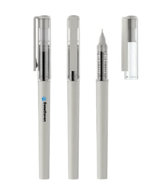 Promotional Gel Ink Pen. ( “Your Brand • Your Print • Your Style.” ) All printing available