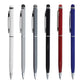 Slim Metal Pens with Stylus ( “Your Brand • Your Print • Your Style.” ) All printing available