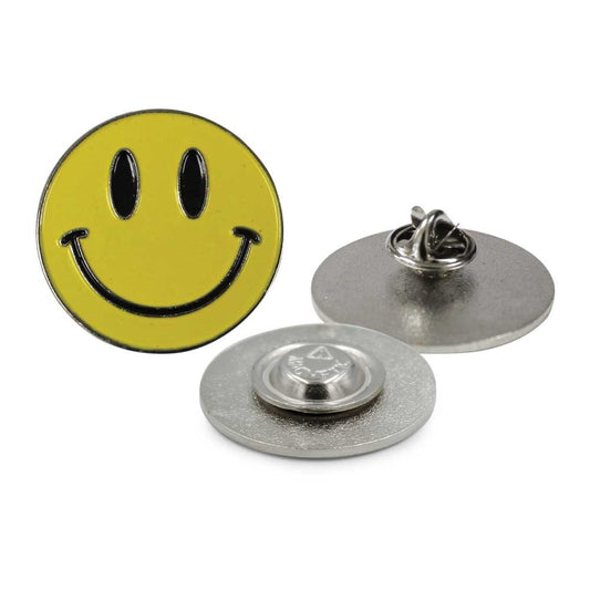 Smiley Metal Badges( “Your Brand • Your Print • Your Style.” ) All printing available