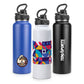 Double Wall Stainless Steel Bottles with Carry Handle ( “Your Brand • Your Print • Your Style.” ) All printing available