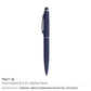 Stylus Metal Pens Rubberized & Twist-action ( “Your Brand • Your Print • Your Style.” ) All printing available