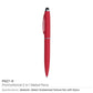 Stylus Metal Pens Rubberized & Twist-action ( “Your Brand • Your Print • Your Style.” ) All printing available