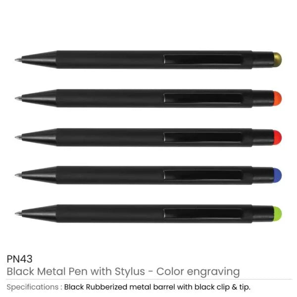 Stylus Metal Pens  ( “Your Brand • Your Print • Your Style.” ) All printing available