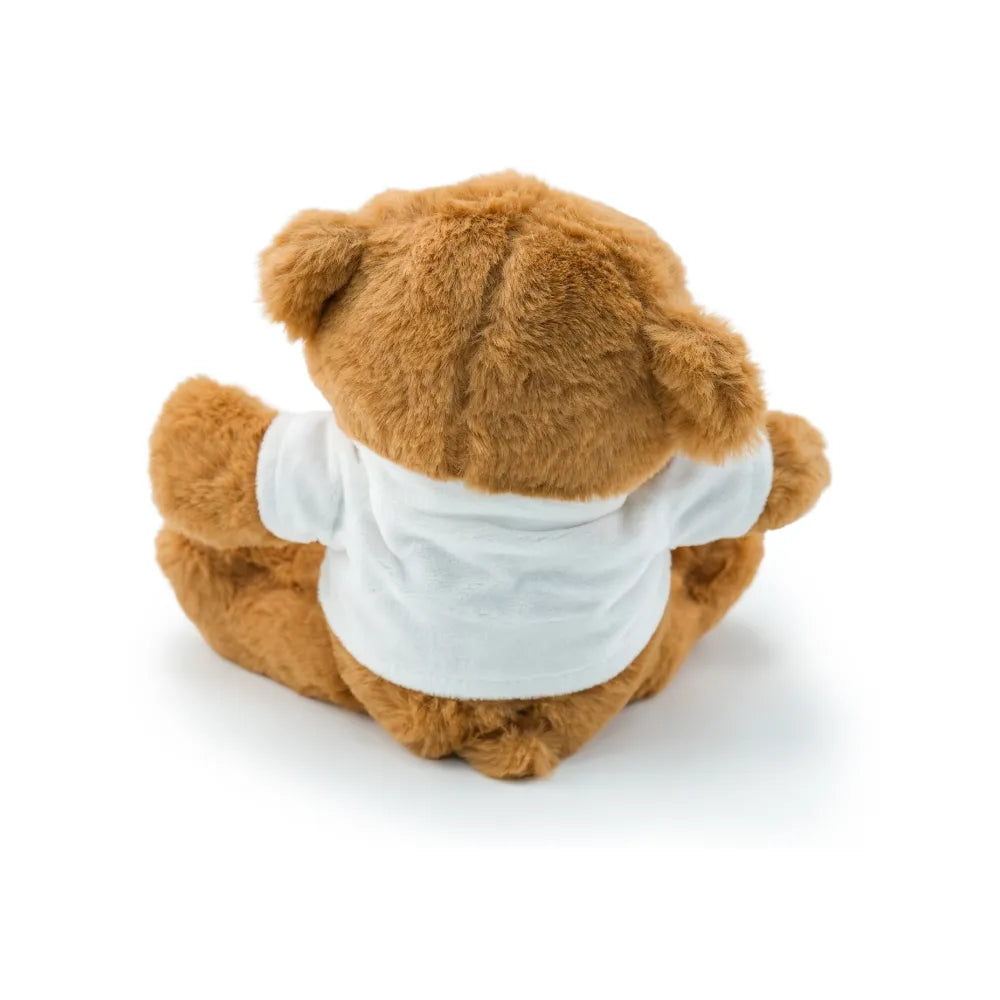 Promotional Teddy Bear Toys with Printable White Tshirt ( “Your Brand • Your Print • Your Style.” ) All printing available