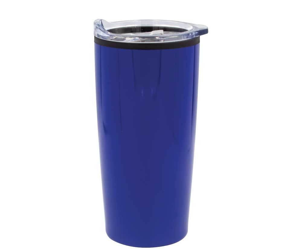 Double-Wall Travel Mugs with Clear Lid ( “Your Brand • Your Print • Your Style.” ) All printing available