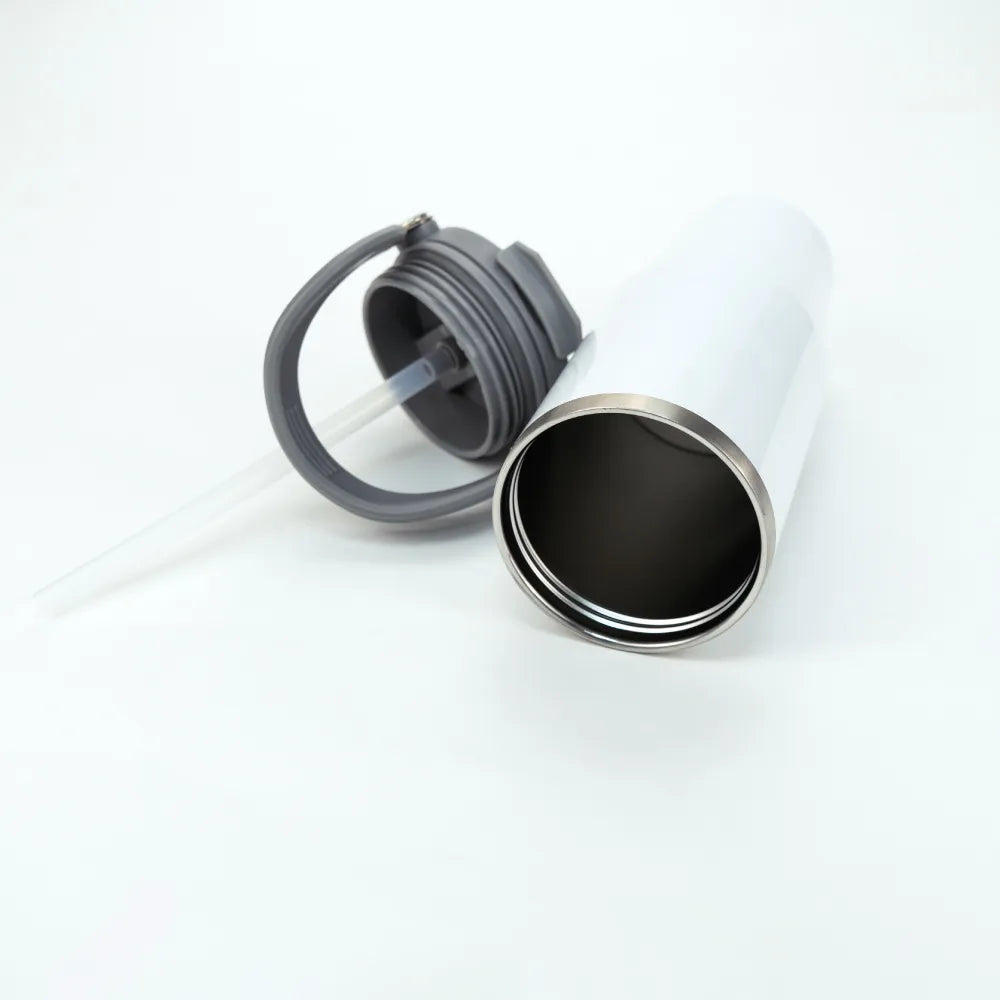 Double Wall Stainless Steel Tumblers with Handle & Straw – 900ml ( “Your Brand • Your Print • Your Style.” ) All printing available