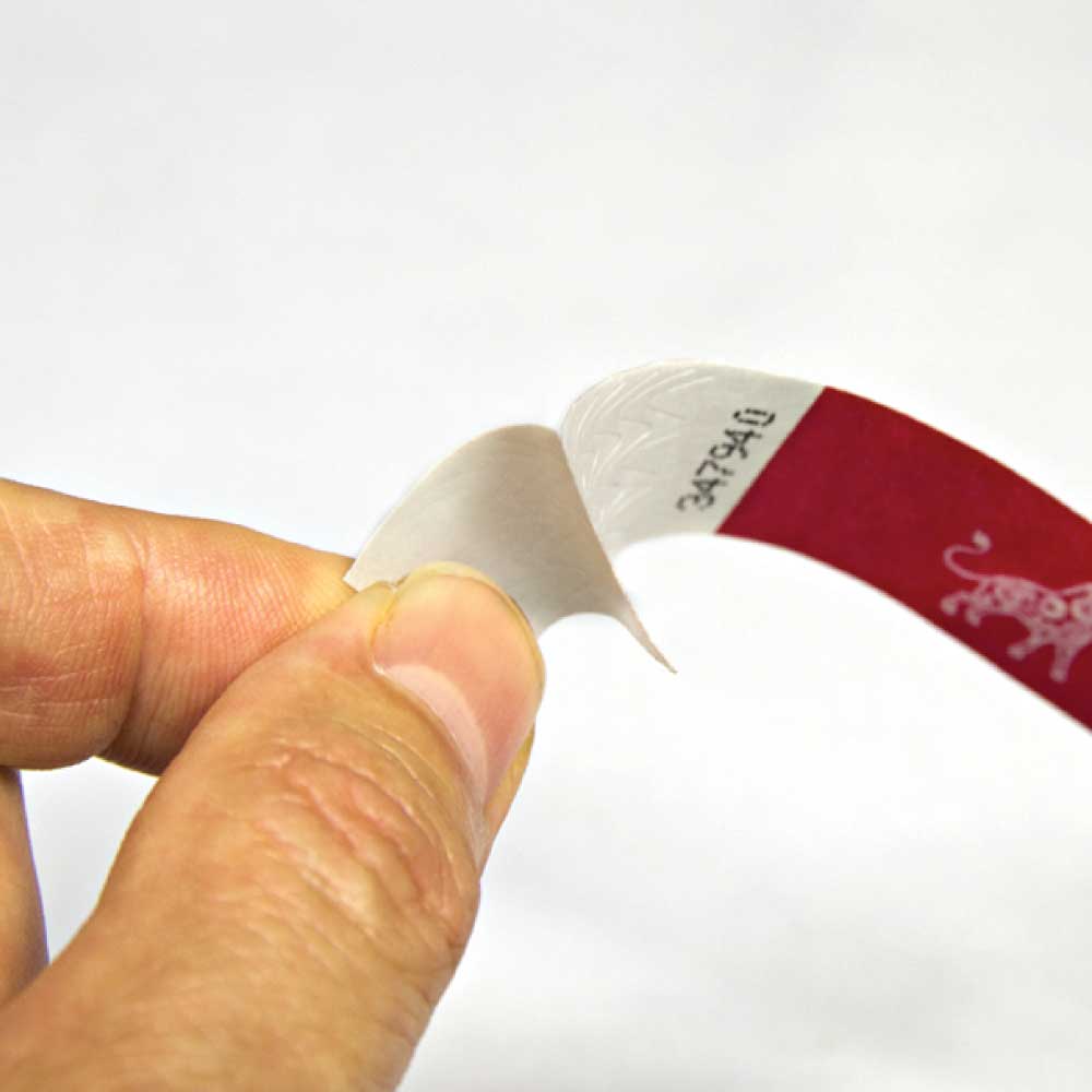 Tyvek Wristbands Waterproof, Adjustable, Adhesive ( “Your Brand • Your Print • Your Style.” ) All printing available
