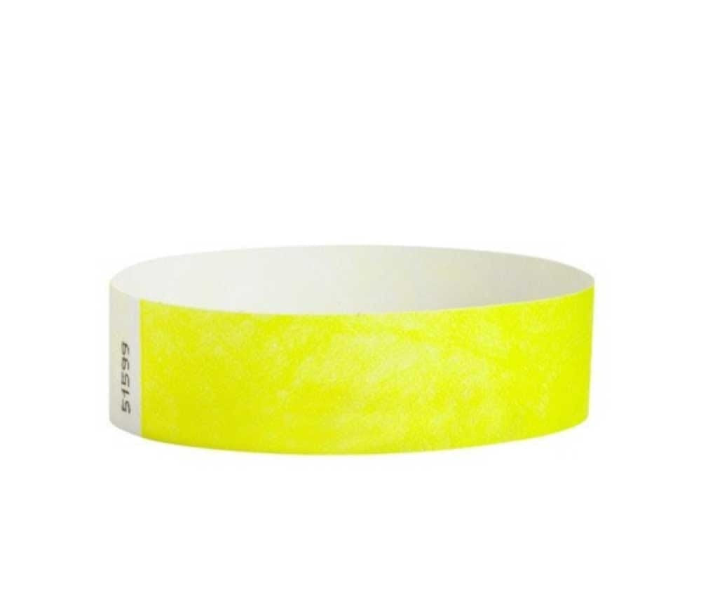 Tyvek Wristbands Waterproof, Adjustable, Adhesive ( “Your Brand • Your Print • Your Style.” ) All printing available