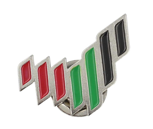 UAE National Brand Metal Badges ( “Your Brand • Your Print • Your Style.” ) All printing available