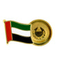 UAE Flag Design Badges with Magnet Attachment ( “Your Brand • Your Print • Your Style.” ) All printing available